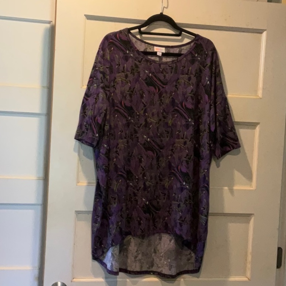 LuLaRoe Disney Maleficent “Irma” hi-lo tunic size L